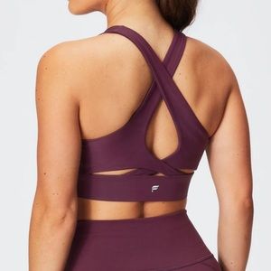 Fabletics High Impact Bra & Bike Short Set